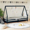 vidaXL - Kinderbedframe - 80x200 - cm - massief - grenenhout - zwart