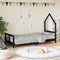 vidaXL - Kinderbedframe - 80x200 - cm - massief - grenenhout - zwart