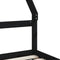vidaXL - Kinderbedframe - 80x200 - cm - massief - grenenhout - zwart