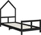 vidaXL - Kinderbedframe - 80x200 - cm - massief - grenenhout - zwart