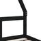 vidaXL - Kinderbedframe - 80x200 - cm - massief - grenenhout - zwart