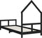 vidaXL - Kinderbedframe - 80x200 - cm - massief - grenenhout - zwart