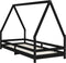 vidaXL - Kinderbedframe - 80x200 - cm - massief - grenenhout - zwart