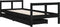 vidaXL - Kinderbedframe - 80x200 - cm - massief - grenenhout - zwart