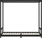 vidaXL - Kinderbedframe - 80x200 - cm - massief - grenenhout - zwart