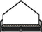 vidaXL - Kinderbedframe - 80x200 - cm - massief - grenenhout - zwart