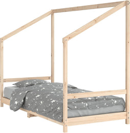 vidaXL - Kinderbedframe - 90x190 - cm - massief - grenenhout