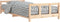 vidaXL - Kinderbedframe - 90x190 - cm - massief - grenenhout