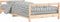 vidaXL - Kinderbedframe - 90x190 - cm - massief - grenenhout