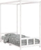 vidaXL - Kinderbedframe - 90x190 - cm - massief - grenenhout - wit