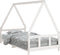 vidaXL - Kinderbedframe - 90x190 - cm - massief - grenenhout - wit