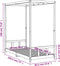vidaXL - Kinderbedframe - 90x190 - cm - massief - grenenhout - wit