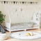 vidaXL - Kinderbedframe - 90x190 - cm - massief - grenenhout - wit