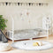 vidaXL - Kinderbedframe - 90x190 - cm - massief - grenenhout - wit