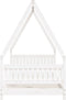 vidaXL - Kinderbedframe - 90x190 - cm - massief - grenenhout - wit