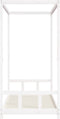 vidaXL - Kinderbedframe - 90x190 - cm - massief - grenenhout - wit