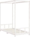 vidaXL - Kinderbedframe - 90x190 - cm - massief - grenenhout - wit