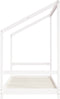 vidaXL - Kinderbedframe - 90x190 - cm - massief - grenenhout - wit