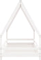 vidaXL - Kinderbedframe - 90x190 - cm - massief - grenenhout - wit
