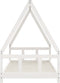 vidaXL - Kinderbedframe - 90x190 - cm - massief - grenenhout - wit