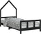 vidaXL - Kinderbedframe - 90x190 - cm - massief - grenenhout - zwart