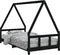 vidaXL - Kinderbedframe - 90x190 - cm - massief - grenenhout - zwart