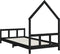 vidaXL - Kinderbedframe - 90x190 - cm - massief - grenenhout - zwart