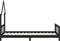 vidaXL - Kinderbedframe - 90x190 - cm - massief - grenenhout - zwart