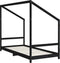 vidaXL - Kinderbedframe - 90x190 - cm - massief - grenenhout - zwart