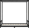 vidaXL - Kinderbedframe - 90x190 - cm - massief - grenenhout - zwart