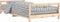 vidaXL - Kinderbedframe - 90x200 - cm - massief - grenenhout