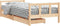 vidaXL - Kinderbedframe - 90x200 - cm - massief - grenenhout