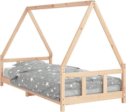 vidaXL - Kinderbedframe - 90x200 - cm - massief - grenenhout