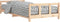 vidaXL - Kinderbedframe - 90x200 - cm - massief - grenenhout
