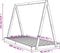 vidaXL - Kinderbedframe - 90x200 - cm - massief - grenenhout