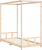 vidaXL - Kinderbedframe - 90x200 - cm - massief - grenenhout