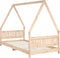vidaXL - Kinderbedframe - 90x200 - cm - massief - grenenhout