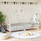 vidaXL - Kinderbedframe - 90x200 - cm - massief - grenenhout - wit