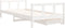 vidaXL - Kinderbedframe - 90x200 - cm - massief - grenenhout - wit