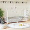 vidaXL - Kinderbedframe - 90x200 - cm - massief - grenenhout - wit