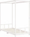 vidaXL - Kinderbedframe - 90x200 - cm - massief - grenenhout - wit