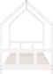 vidaXL - Kinderbedframe - 90x200 - cm - massief - grenenhout - wit