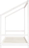 vidaXL - Kinderbedframe - 90x200 - cm - massief - grenenhout - wit