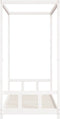 vidaXL - Kinderbedframe - 90x200 - cm - massief - grenenhout - wit