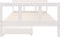 vidaXL - Kinderbedframe - 90x200 - cm - massief - grenenhout - wit
