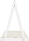 vidaXL - Kinderbedframe - 90x200 - cm - massief - grenenhout - wit
