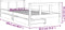 vidaXL - Kinderbedframe - 90x200 - cm - massief - grenenhout - wit