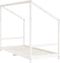 vidaXL - Kinderbedframe - 90x200 - cm - massief - grenenhout - wit