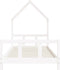 vidaXL - Kinderbedframe - 90x200 - cm - massief - grenenhout - wit