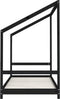 vidaXL - Kinderbedframe - 90x200 - cm - massief - grenenhout - zwart